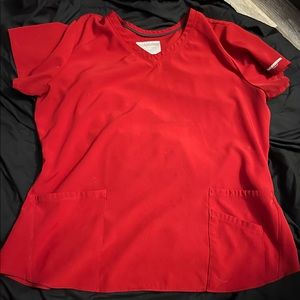 XL Skechers by Barco Polyester/Spandex Scrub Top (Fits L)
